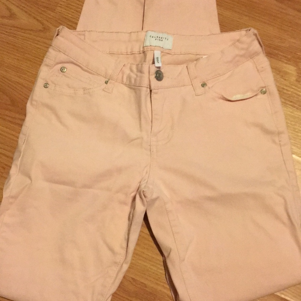 Celebrity Pink light pink skinny pants